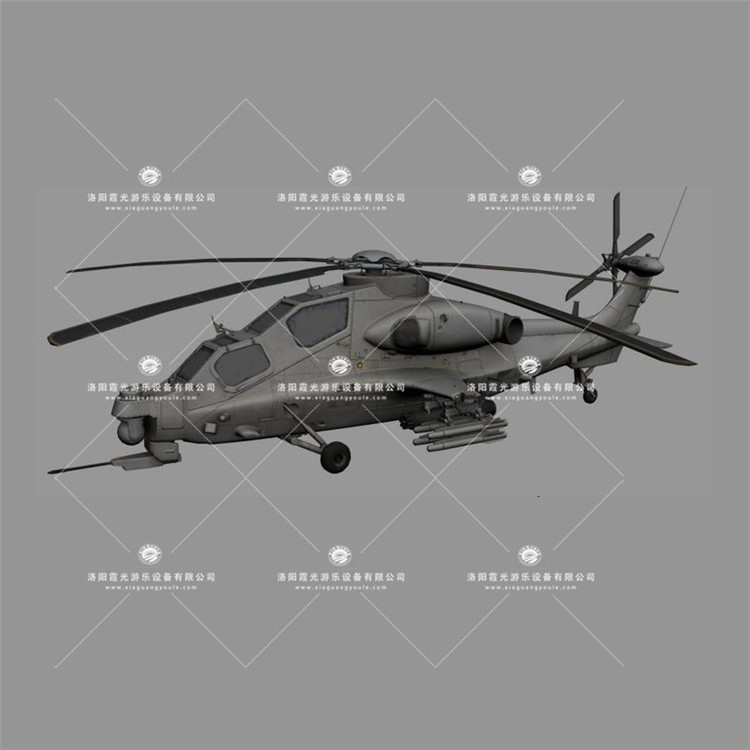 船营武装直升机3D模型